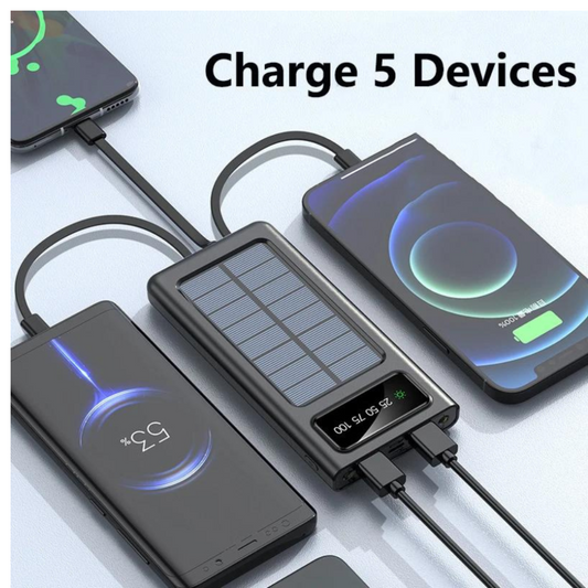 Power Bank Inteligente Carga Solar Porta