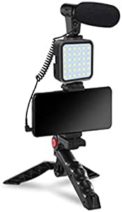 Kit de video Para Teléfono Celular Cámaras Digitales Con Micrófono Luz LED